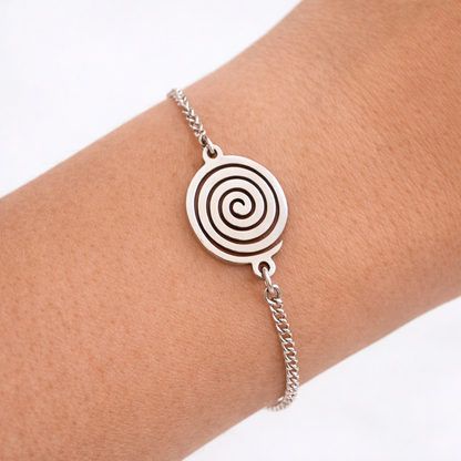 Spiral Bracelet - Timeless Stainless Steel Jewelry from Greece