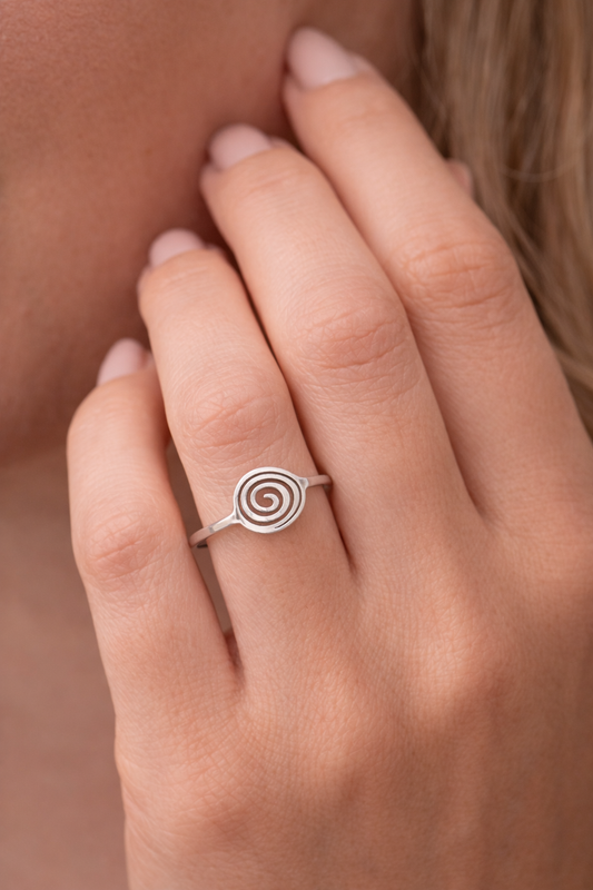 Adjustable Spiral Stainless Ring  - Stainless steel jewelry - Gift for her