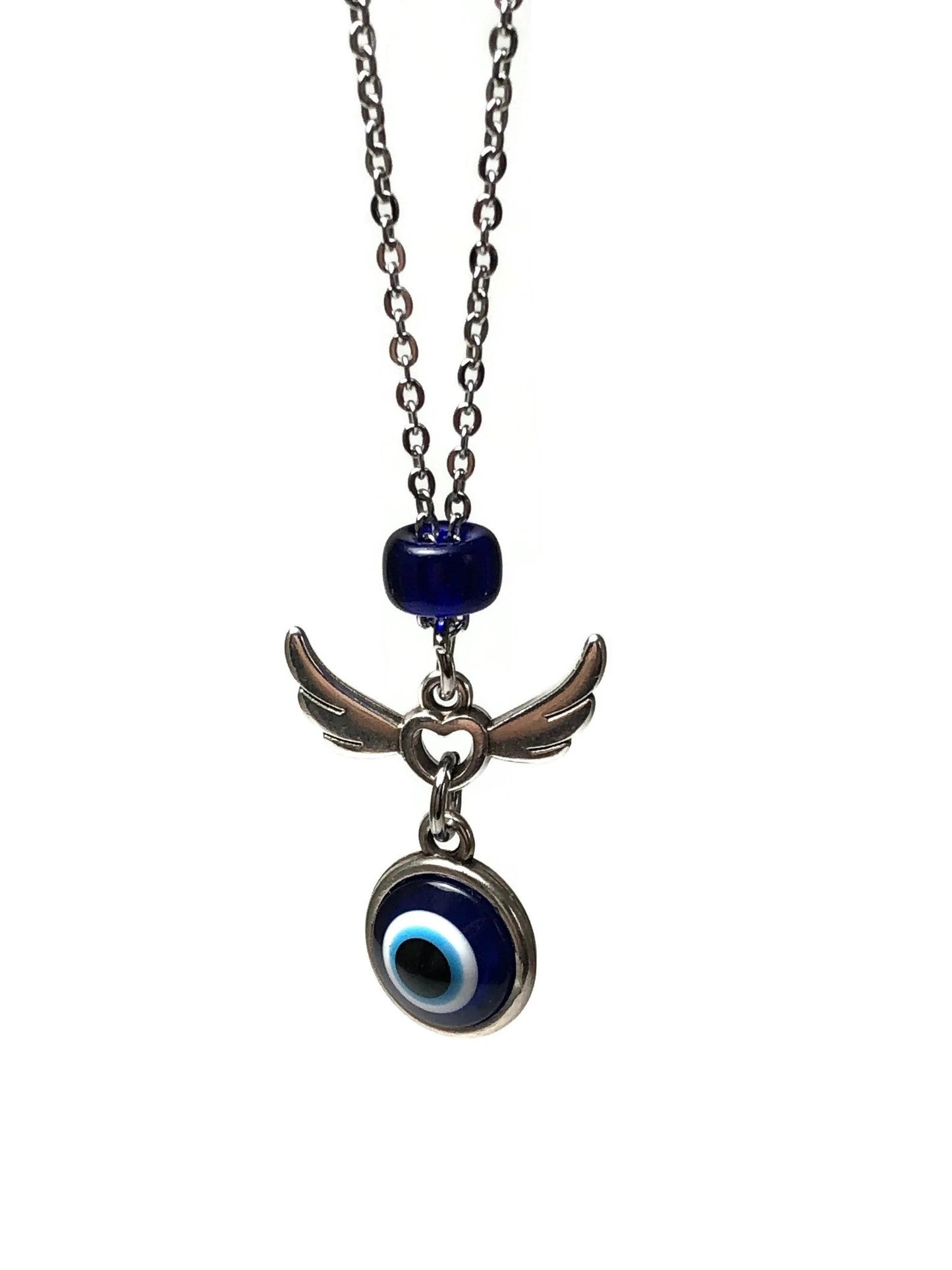 Angel Evil eye Rearview Mirror charm - new car gift - Car accessories