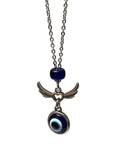 Angel Evil eye Rearview Mirror charme - cadeau de voiture neuve - Accessoires de voiture