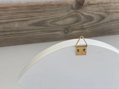 Oeil en bois – Suspension murale ou décoration de table - Idée cadeau - Protection de la Maison