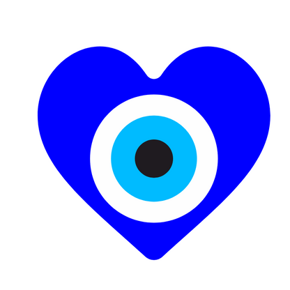 Evil Eye Dog Tag - Small Medium Dog Tag - Available in 8 Designs