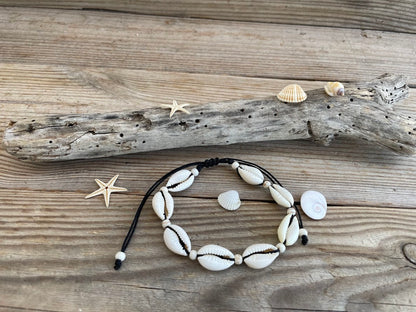 Bracelet de Coquillages Cauris - Bijou de Plage - Cadeau pour Elle - 