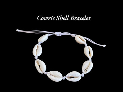 Bracelet de Coquillages Cauris - Bijou de Plage - Cadeau pour Elle - 