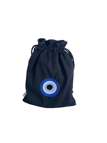 Pochette tissu oeil bleu – Souvenir grec