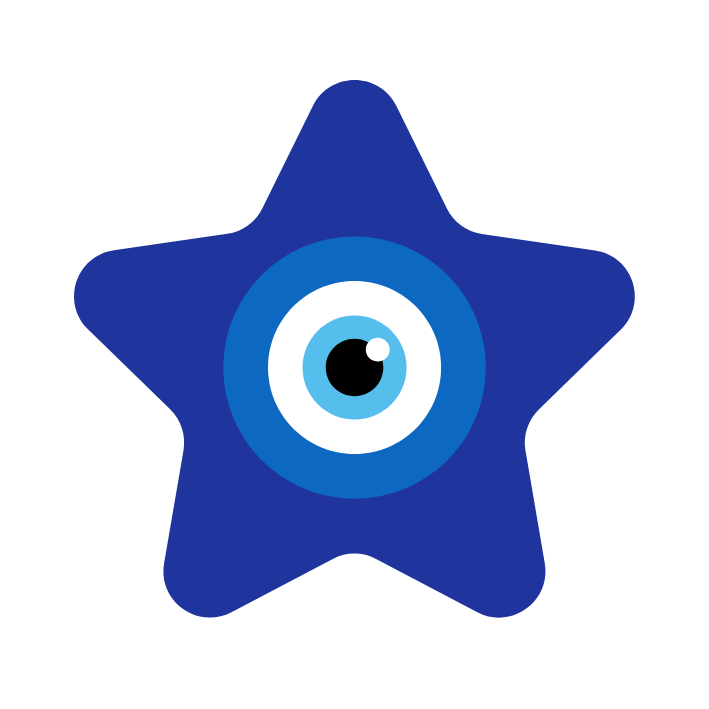 Evil Eye Dog Tag - Small Medium Dog Tag - Available in 8 Designs
