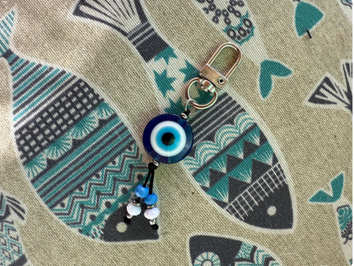 Greek Evil Eye Handbag Charm