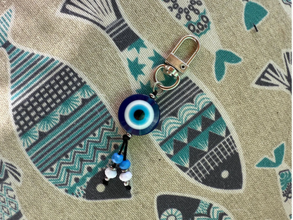 Greek Evil Eye Handbag Charm