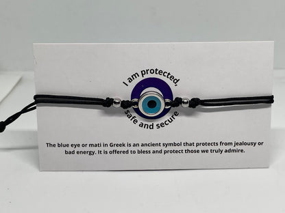 Bracelet Oeil Bleu - Bracelet Porte Bonheur