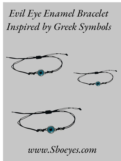 Bracelet Oeil Bleu - Bracelet Porte Bonheur