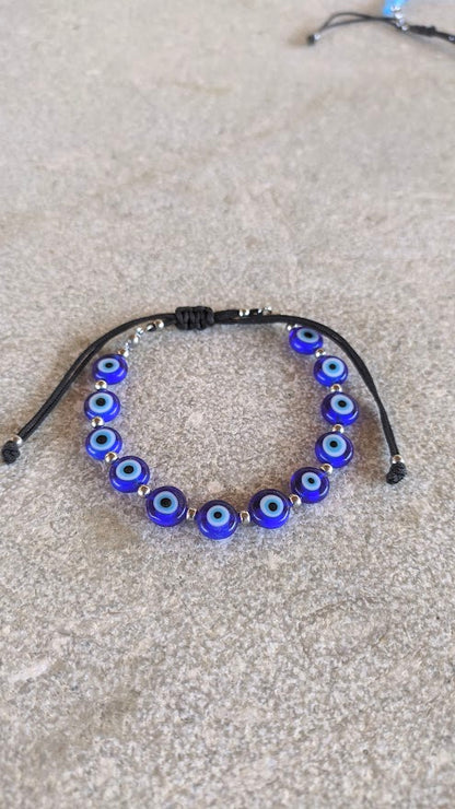 Trendy Evil Eye Bracelet - Stainless Jewelry - Gift for Her - Greek Gift