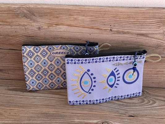 Evil Eye Purse – Greek Small Pouch - Greek Gift