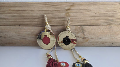 Pomegranate Wall Hanging - House Protection - Plexiglass Ornament