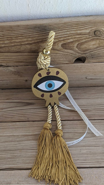 Evil Eye Wishes Wall Hanging - New years 2024 gift - Housewarming Gift