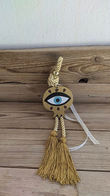 Evil Eye Wishes Wall Hanging - New years 2024 gift - Housewarming Gift