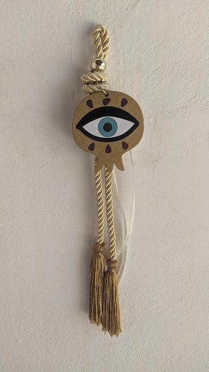 Evil Eye Wishes Wall Hanging - New years 2024 gift - Housewarming Gift