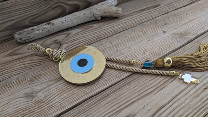 Evil Eye Wishes Wall Hanging - House Protection - New Year Gift