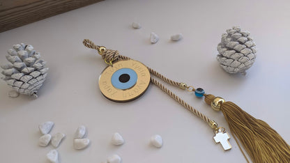 Evil Eye Wishes Wall Hanging - House Protection - New Year Gift