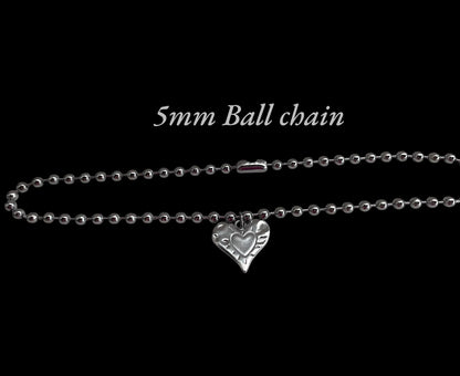 5mm ball chain in stainless steel