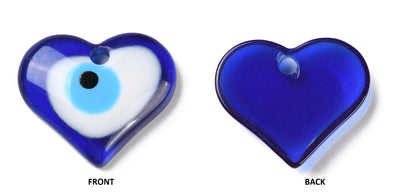 Bijou de Retroviseur Coeur Oeil Bleu 