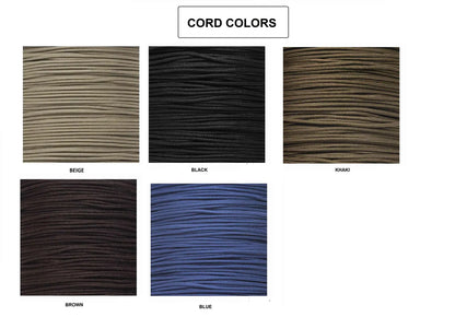 Men's Stainless Steel Cross Bracelet - Nylon Cord