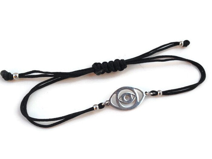 Bracelet Porte-Bonheur en Acier Inoxydable – Main de Fatma ou Oeil Protecteur