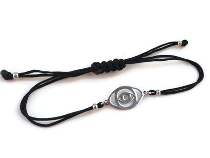 Bracelet Porte-Bonheur en Acier Inoxydable – Main de Fatma ou Oeil Protecteur