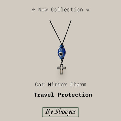 Car mirror charm travel protection