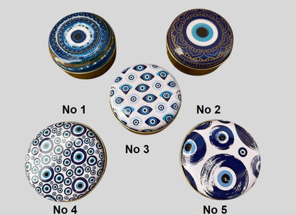 Savon à la glycérine Oeil Bleu - Boîte cadeau - Cadeau grec