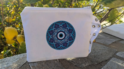 Mandala Evil eye Pouch - Greek Gift - Made in Greece