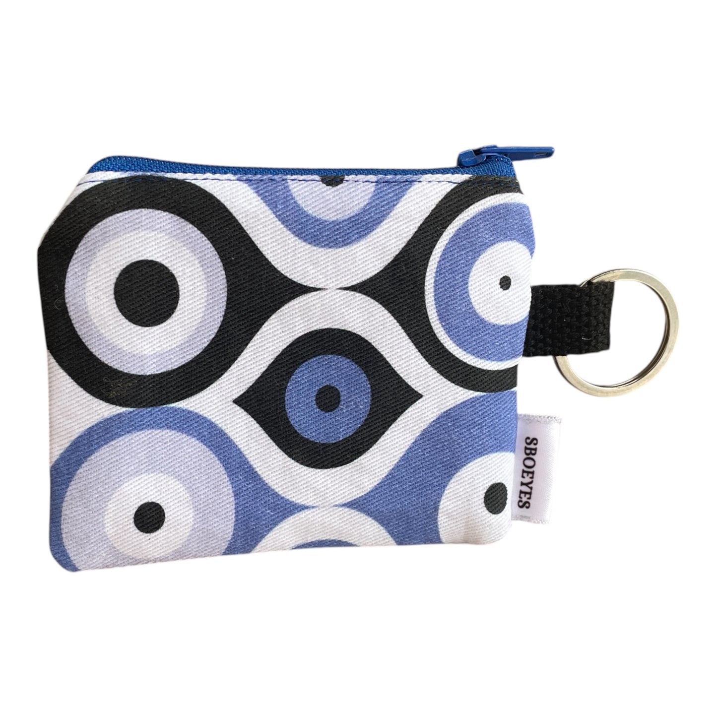 Greek Evil Eye Keychain Coin Purse - 3 Designs to Choose From - Greek Gift