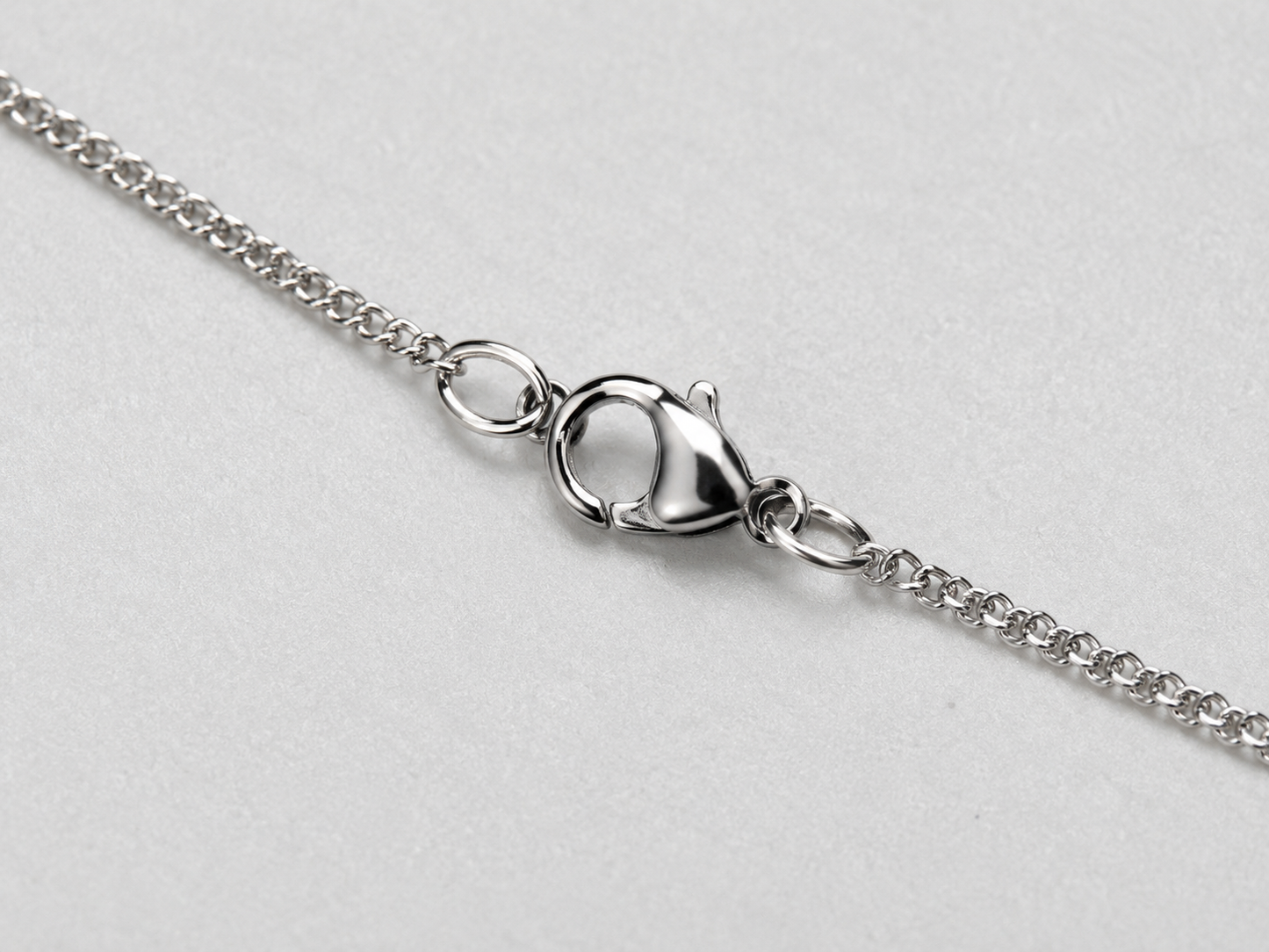 Minimalist Evil Eye Necklace – Stainless Steel Lucky Eye Necklace – Greek Protection Jewelry