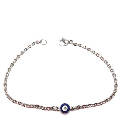 men & women Dark blue evil eye bracelet 
