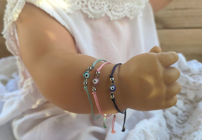 Bracelet bébé Oeil Bleu - Protection bébé - Cadeau bébé