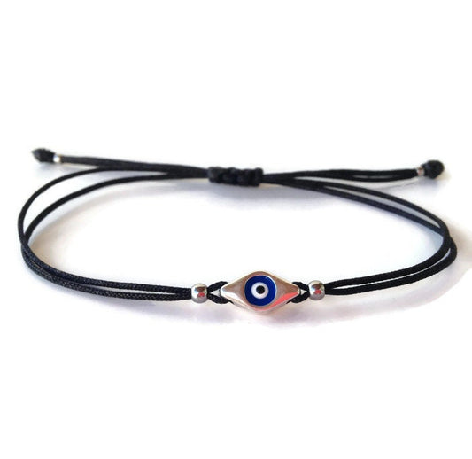 Evil Eye Dark Blue Bracelet - Gift for Her