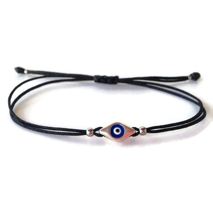 Dark Blue Adjustable Evil Eye Bracelet - Gift for Her