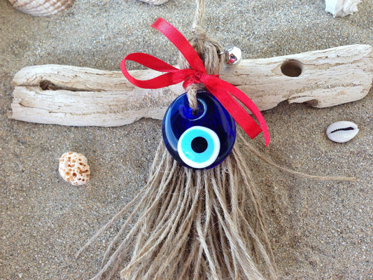 Evil Eye Wall Hanging - House protection -  Glass Evil Eye