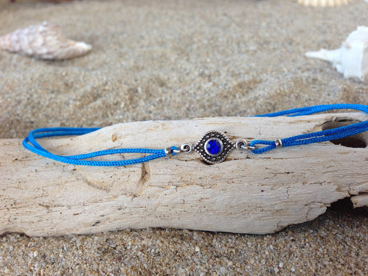 Tiny Evil Eye Bracelet | Handmade Greek Jewelry