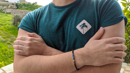 Men's 7 chakra gemstone bracelet - Men's gift