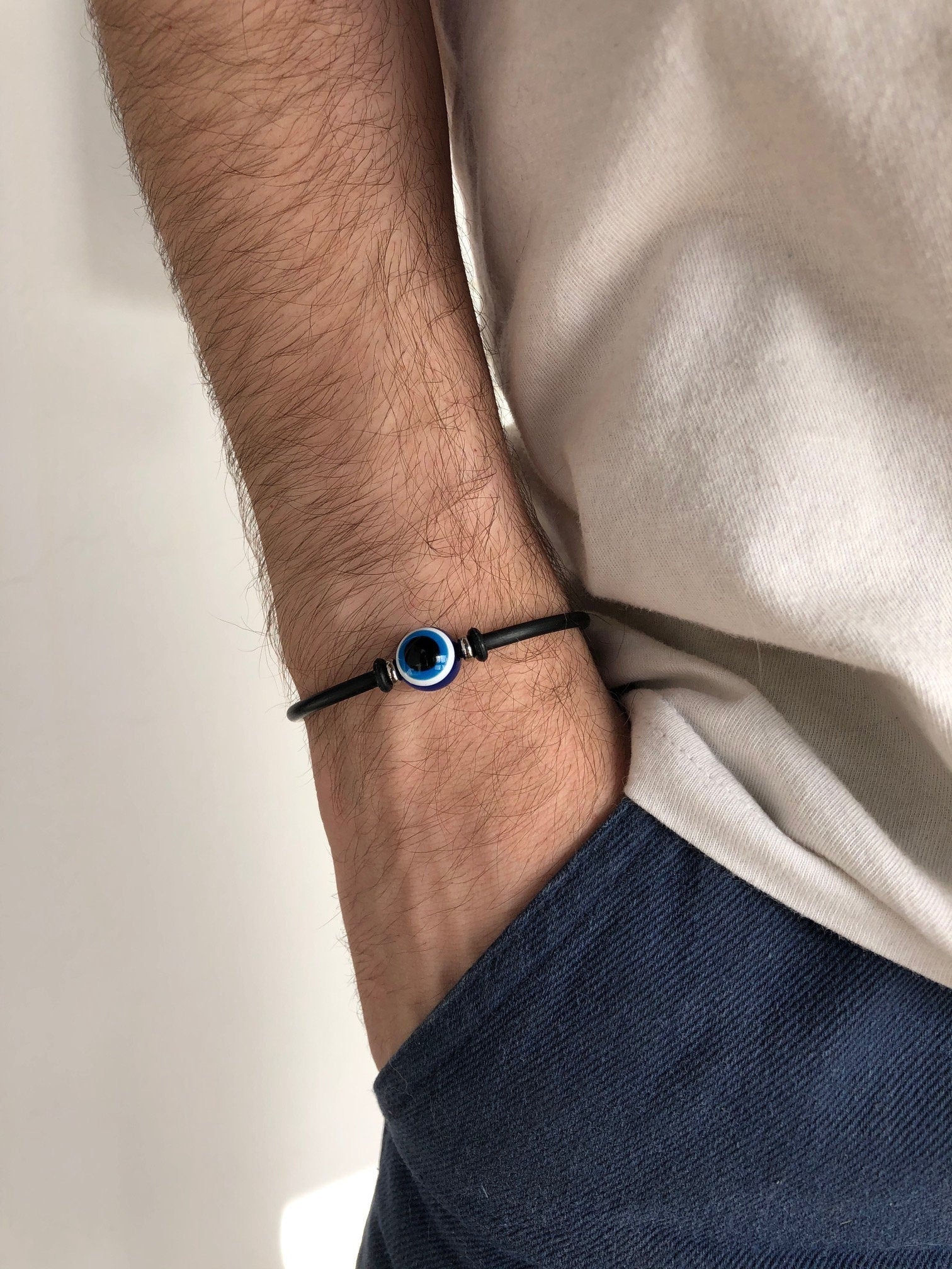 Greek eye outlet bracelet