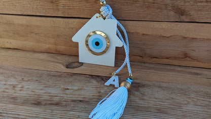 Custom Evil Eye House Wall Hanging - Personalised House Protection