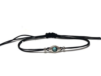 Evil eye Adjustable Bracelet - Good Luck Bracelet - Gift for Her