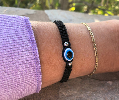 Evil Eye Protection Bracelet - Gift for Him or for Her - Many Colors Available