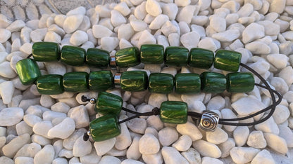 Green worry beads - stop smoking gift - Gift for him - Anti stress gift -