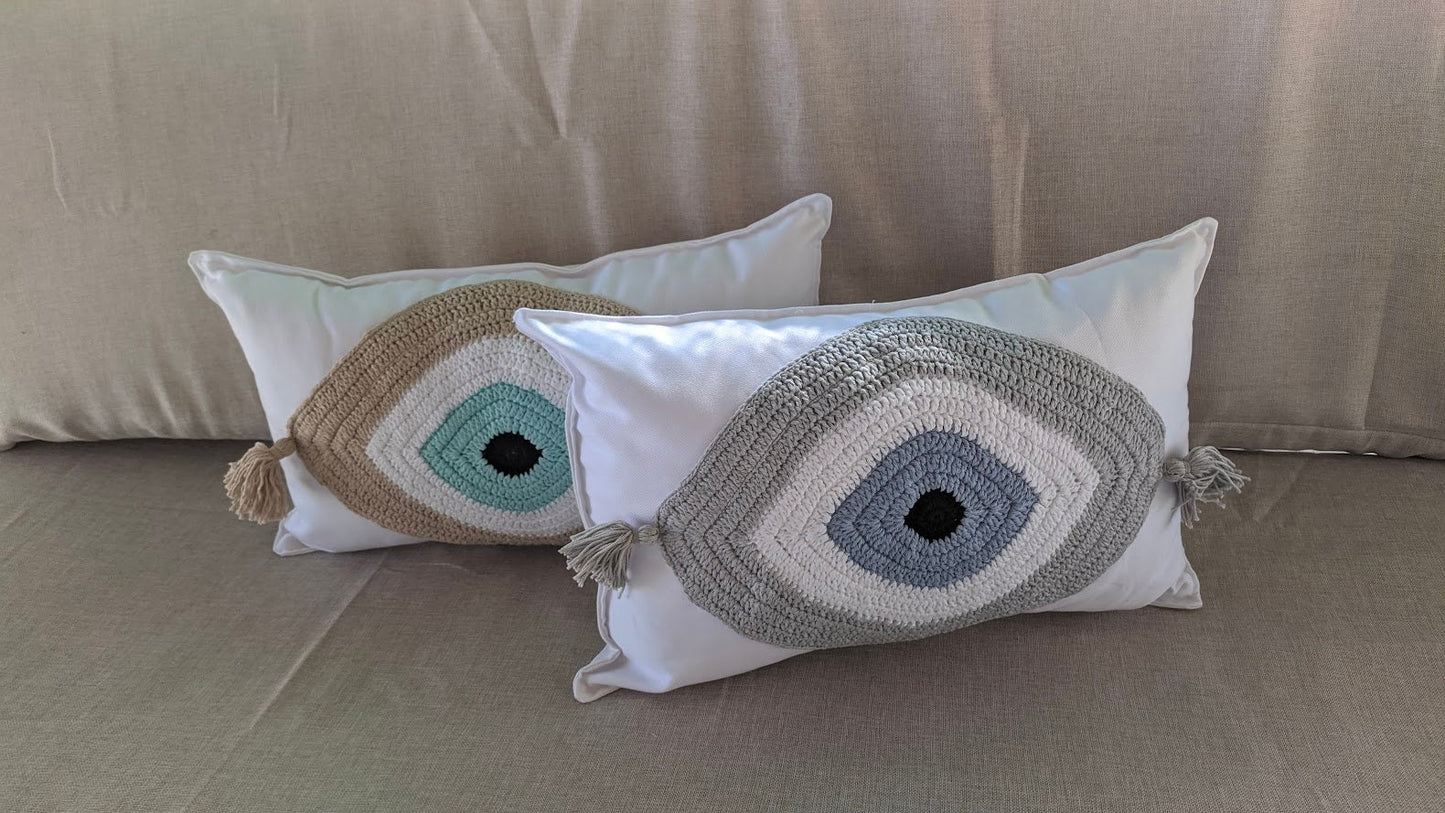 Evil eye pillow