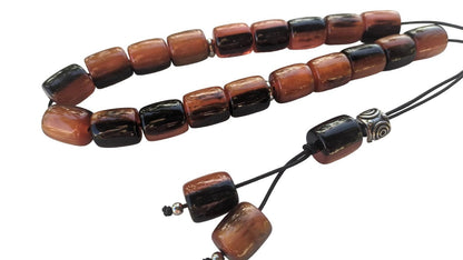 Greek worry beads - Red Komboloi - Anti Stress Gift - Men's gift