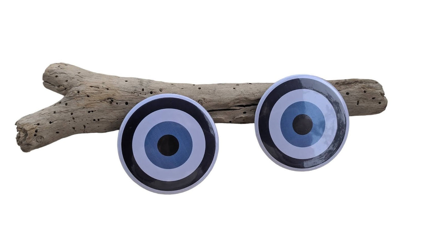Evil Eye Fridge Button Magnet - House Decoration - Greek Gift