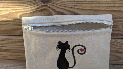 Greek Cats Purse or Pouch – Cotton canvas