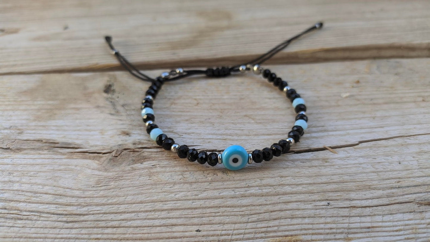 Evil Eye Crystal Beads Bracelet -  Women’s Gift - Gree Gift